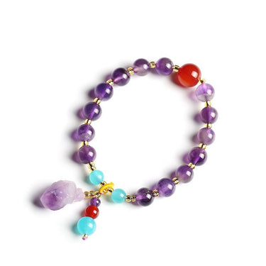 Natural Amethyst Healing Bracelet-Your Soul Place